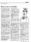 Research paper thumbnail of Bear your own halo