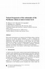 Research paper thumbnail of Natural frequencies of the colonnades of the Parthenon Athens at micro tremor level