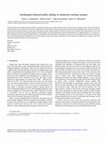 Research paper thumbnail of Earthquake-Induced pallet sliding in industrial racking systems