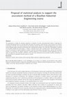 Research paper thumbnail of Proposal of statistical analysis to support the assessment method of a Brazilian Industrial Engineering course