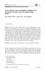 Research paper thumbnail of School autonomy and accountability in Thailand: Does the gap between policy intent and implementation matter?