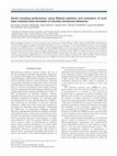 Research paper thumbnail of Dentin bonding performance using Weibull statistics and evaluation of acid-base resistant zone formation of recently introduced adhesives