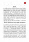 Research paper thumbnail of Türkiye'nin İhracatını Etkileyen Faktörler: Çoklu Regresyon Analizi / The Factors That Effect Turkey's Export: A Multiple Regression Analysis