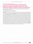 Research paper thumbnail of IN SILICO AND PROTEOMICS APPROACHES SUGGEST UPREGULATION OF miR-146a-5p IN TNBC AND MODULATION OF CRITICAL PROTEINS