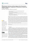 Research paper thumbnail of Homebuilder Activities and Knowledge of Tree Preservation during Construction: Comparison of Practitioners in Rural and Urban Locations