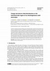 Research paper thumbnail of Charge and electric field distributions in the interelectrode region of an inhomogeneous solid electrolyte