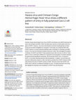 Research paper thumbnail of Hazara virus and Crimean-Congo Hemorrhagic Fever Virus show a different pattern of entry in fully-polarized Caco-2 cell line