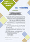 Research paper thumbnail of Call for Papers: Special Issue on ""From Engineering Electromagnetics to Electromagnetic Engineering: Teaching/Training Next Generations