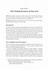 Research paper thumbnail of - Örmeci, Ozan (2023), “2023 Turkish Elections: 46 Days Left”, in 2023 Turkish Elections in All Aspects, Berlin: Peter Lang, pp. 157-166 (Chapter 23)