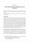 Research paper thumbnail of - Örmeci, Ozan (2023), “2023 Turkish Elections: Erdoğan Victory Is Expected”, in 2023 Turkish Elections in All Aspects, Berlin: Peter Lang, pp. 167-172 (Chapter 24)