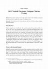 Research paper thumbnail of - Örmeci, Ozan (2023), “2023 Turkish Elections: Erdoğan Clinches Victory”, in 2023 Turkish Elections in All Aspects, Berlin: Peter Lang, pp. 173-178 (Chapter 25)