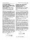 Research paper thumbnail of A three allele insertion polymorphism is identified by the human chromosome 19q13.3 probe pKBE0.8(D19S119)