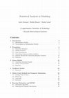 Research paper thumbnail of Statistical Analysis in Modeling