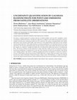 Research paper thumbnail of Uncertainty Quantification by Gaussian Random Fields for Point-Like Emissions from Satellite Observations