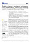 Research paper thumbnail of Sarcopenia as a Predictor of Short- and Long-Term Outcomes in Patients Surgically Treated for Malignant Pleural Mesothelioma