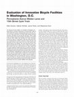 Research paper thumbnail of Evaluation of Innovative Bicycle Facilities in Washington, D.C