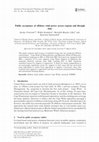 Research paper thumbnail of Public acceptance of offshore wind power across regions and through time