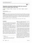 Research paper thumbnail of Independent environmental monitoring and public dose assessment around the Canadian Nuclear Power Plants