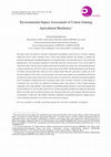 Research paper thumbnail of Environmental Impact Assessment of Cotton Ginning Agricultural Machinery