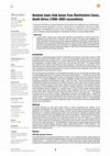 Research paper thumbnail of Hominin lower limb bones from Sterkfontein Caves, South Africa (1998–2003 excavations)