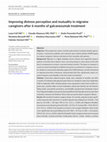 Research paper thumbnail of Improving distress perception and mutuality in migraine caregivers after 6 months of galcanezumab treatment