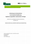 Research paper thumbnail of Verbreitung von Antisemitismus in der deutschen Bevölkerung. Ergebnisse ausgewählter repräsentativer Umfragen. Expertise für den unabhängigen Expertenkreis Antisemitismus