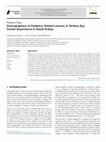 Research paper thumbnail of Demographics of Pediatric Orbital Lesions: A Tertiary Eye Center Experience in Saudi Arabia