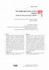 Research paper thumbnail of "UM SABER QUE NASCE COM A GENTE!": existe um dom para trançar cabelos?