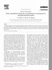 Research paper thumbnail of Water redistribution during the recrystallisation of amylopectin in amylopectin/gelatin blends