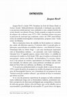 Research paper thumbnail of Entrevista com Jacques Revel – Andrea Daher