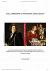 Research paper thumbnail of Sulla memoria di Artemisia Gentileschi