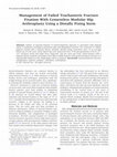 Research paper thumbnail of Management of Failed Trochanteric Fracture Fixation With Cementless Modular Hip Arthroplasty Using a Distally Fixing Stem