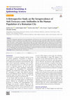 Research paper thumbnail of A Retrospective Study on the Seroprevalence of Anti-Toxocara canis Antibodies in the Human Population of a Romanian City