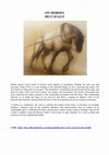 Research paper thumbnail of ON HORSES / DO CAVALO - BOOK