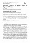 Research paper thumbnail of Systematic Analysis of Virtual Reality & Augmented Reality