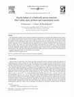 Research paper thumbnail of Ductile failure of cylindrically porous materials. Part I: plane stress problem and experimental results