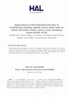 Research paper thumbnail of Improvement of electrochemical detection of transthyretin synthetic peptide and its amino acids on carbon electrodes: Glassy carbon versus amorphous carbon nitride a-CNx