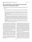 Research paper thumbnail of Effects of Mirtogenol on ocular blood flow and intraocular hypertension in asymptomatic subjects