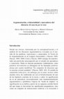 Research paper thumbnail of Argumentación, evidencialidad y marcadores del discurso. El caso de por lo visto