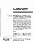 Research paper thumbnail of CT features of rounded atelectasis of the lung