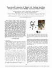 Research paper thumbnail of Experimental comparison of human gait tracking algorithms: Towards a context-aware mobility assistance robotic walker