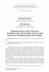 Research paper thumbnail of Thanatomorphose and Contracted: Feminine body and sexuality in horror and the horror of feminine body and sexuality