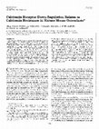 Research paper thumbnail of Calcitonin receptor down-regulation relates to calcitonin resistance in mature mouse osteoclasts