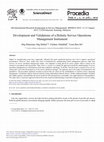 Research paper thumbnail of Development and Validations of a Holistic Service Operations Management Instrument