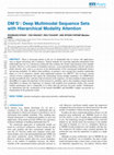 Research paper thumbnail of DM$^2$S$^2$: Deep Multi-Modal Sequence Sets with Hierarchical Modality Attention