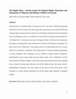 Research paper thumbnail of The Rights Hero – Serious Games for Human Rights Education and Integration of Migrant and Refugee Children in Europe