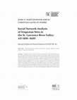 Research paper thumbnail of Social Network Analysis of Iroquoian Sites in the St. Lawrence River Valley: AD 1400 – 1600