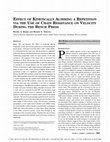 Research paper thumbnail of Effect of Kinetically Altering a Repetition via the Use of Chain Resistance on Velocity During the Bench Press