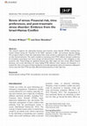 Research paper thumbnail of Sirens of stress: Financial risk, time preferences, and post-traumatic stress disorder: Evidence from the Israel-Hamas Conflict