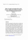 Research paper thumbnail of Effect of explicit and implicit FFI on EFL learners' implicit and explicit knowledge of simple and difficult morphosyntactic features